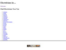 Tablet Screenshot of findelectricians.org
